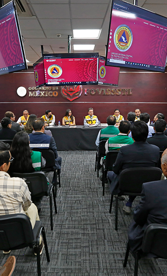 Presentación de la página de Protección Civil