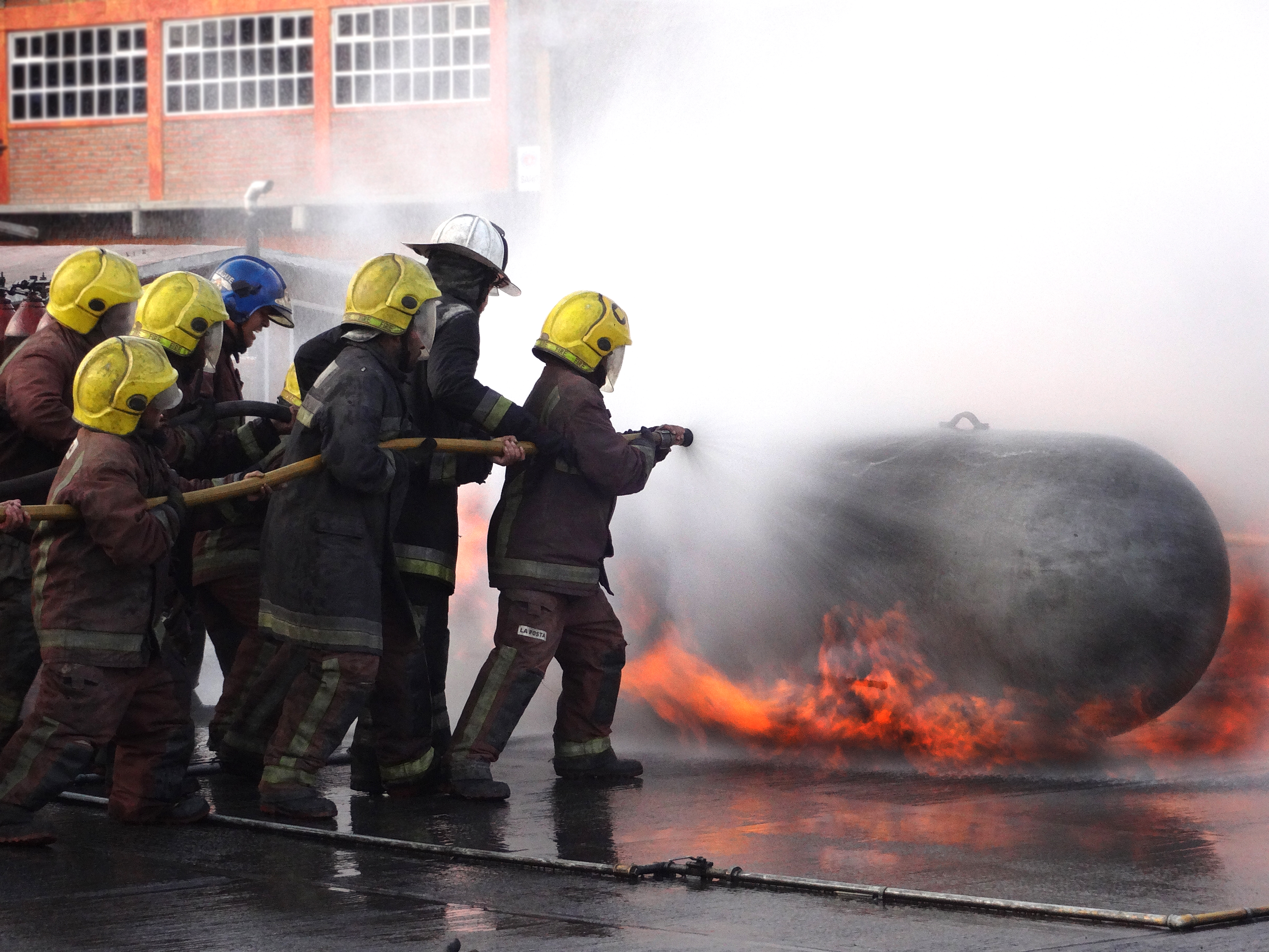Curso de Control y Combate de Incendio en la Posta