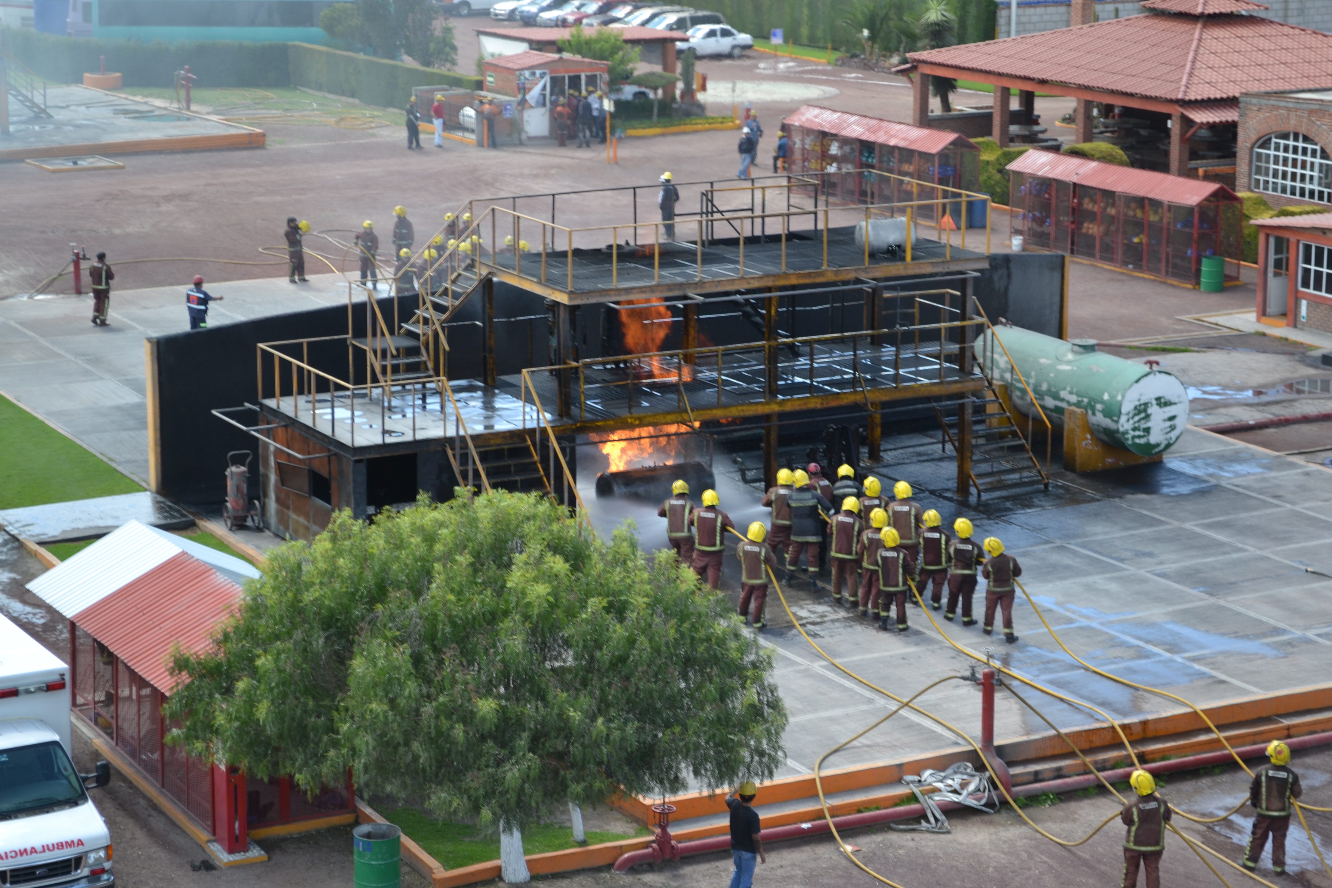 Curso de Control y Combate de Incendio en la Posta