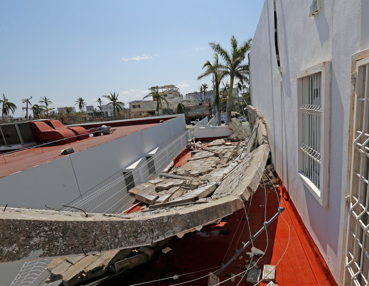 El devastador paso del Huracán OTIS