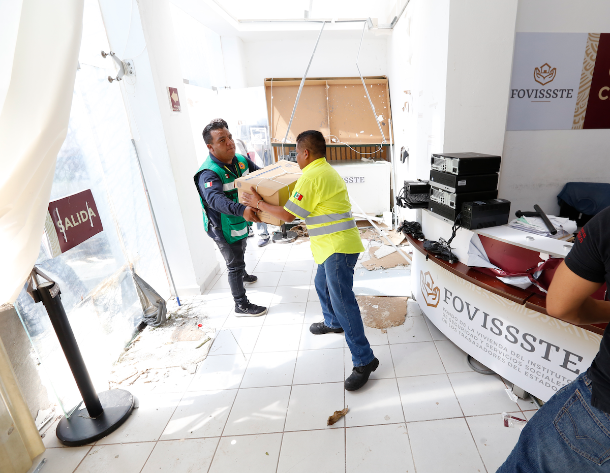 El devastador paso del Huracán OTIS